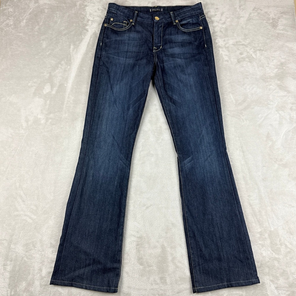 Fidelity Denim Jeans Womens 29x34 Meas 30.5x33 Viper Diablo Bootcut Western USA